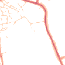 Daytime road noise heatmap for S21 1AU