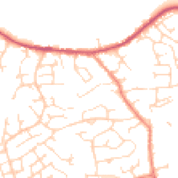 Daytime road noise heatmap for S21 1BF