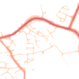Daytime road noise heatmap for S21 1BR