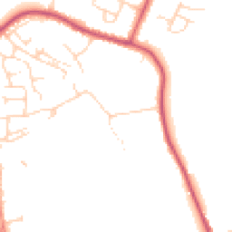 Daytime road noise heatmap for S21 1BT