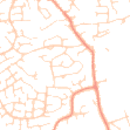 Daytime road noise heatmap for S21 1DB