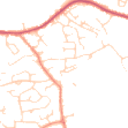 Daytime road noise heatmap for S21 1DG