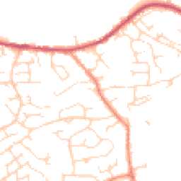 Daytime road noise heatmap for S21 1DJ