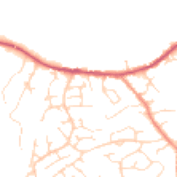 Daytime road noise heatmap for S21 1DN