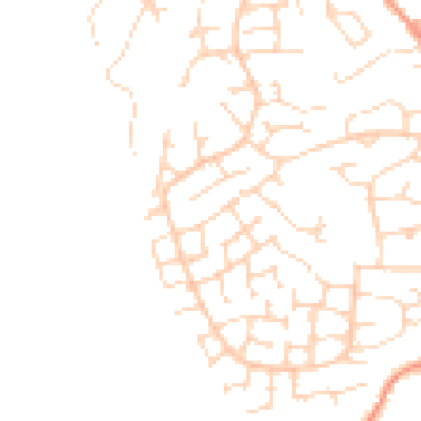 Daytime road noise heatmap for S21 1HN