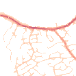 Daytime road noise heatmap for S21 1HT