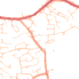Daytime road noise heatmap for S21 1JJ