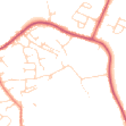 Daytime road noise heatmap for S21 1JY