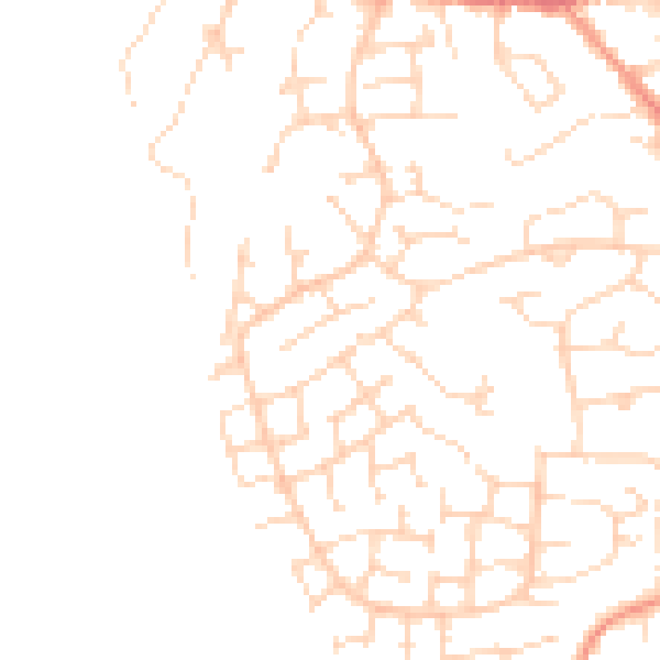 Daytime road noise heatmap for S21 1TA
