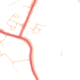 Daytime road noise heatmap for S21 2AT