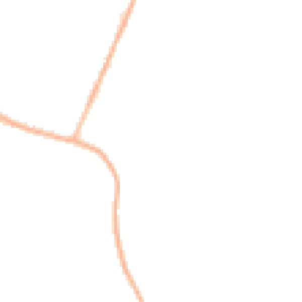 Night-time road noise heatmap for S21 2AT