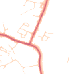 Daytime road noise heatmap for S21 2DE