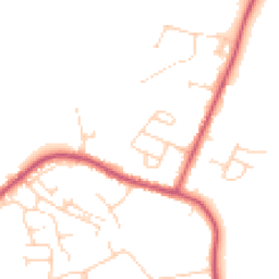 Daytime road noise heatmap for S21 2DT