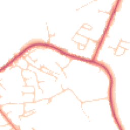 Daytime road noise heatmap for S21 2EZ