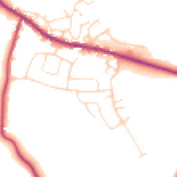 Daytime road noise heatmap for S21 3TE