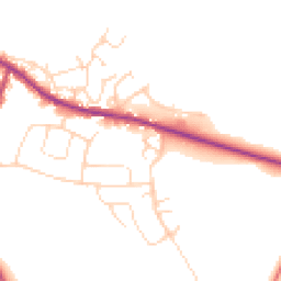 Daytime road noise heatmap for S21 3TX