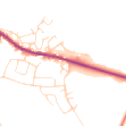 Daytime road noise heatmap for S21 3TY