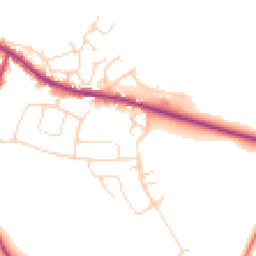 Daytime road noise heatmap for S21 3TZ