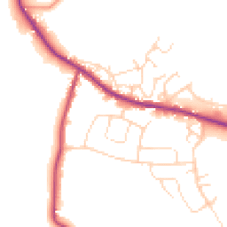 Daytime road noise heatmap for S21 3UH