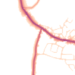 Daytime road noise heatmap for S21 3UR