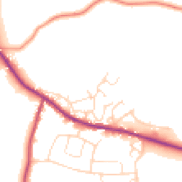 Daytime road noise heatmap for S21 3UY