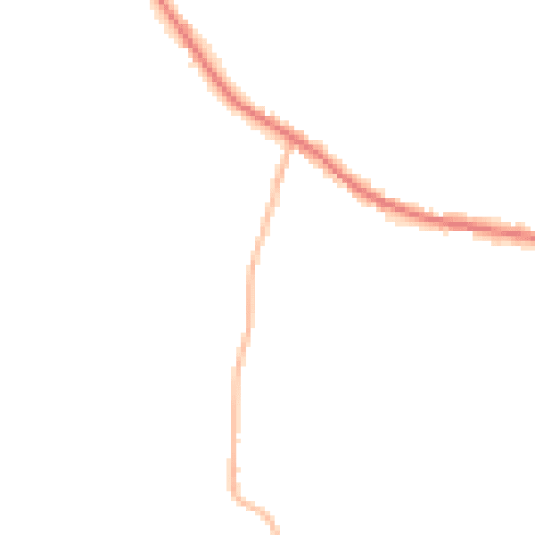 Night-time road noise heatmap for S21 3WH