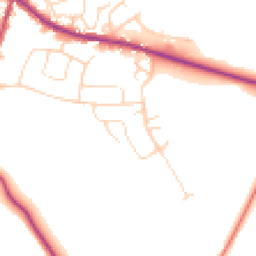 Daytime road noise heatmap for S21 3WJ