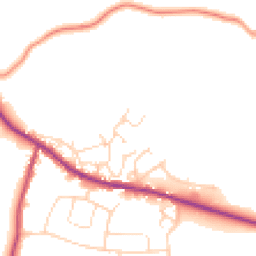 Daytime road noise heatmap for S21 3WN