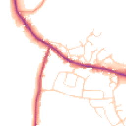 Daytime road noise heatmap for S21 3WP