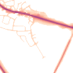 Daytime road noise heatmap for S21 3WQ