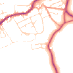 Daytime road noise heatmap for S21 4AN