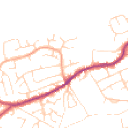 Daytime road noise heatmap for S21 4AR