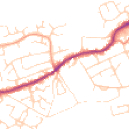 Daytime road noise heatmap for S21 4BL