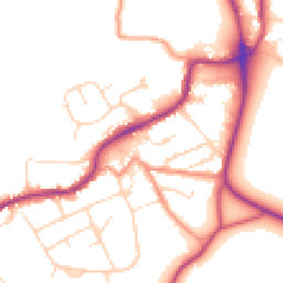 Daytime road noise heatmap for S21 4EH