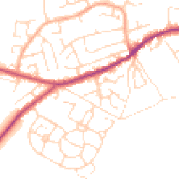 Daytime road noise heatmap for S21 4HB