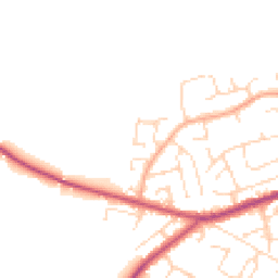 Daytime road noise heatmap for S21 4HE