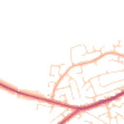 Daytime road noise heatmap for S21 4HF