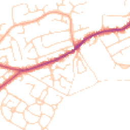 Daytime road noise heatmap for S21 4HU