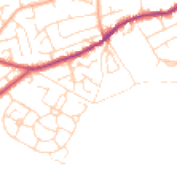 Daytime road noise heatmap for S21 4HY