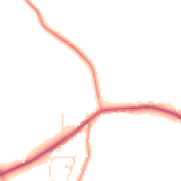 Daytime road noise heatmap for S21 5RE