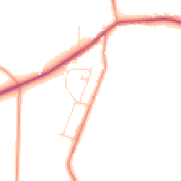 Daytime road noise heatmap for S21 5RG