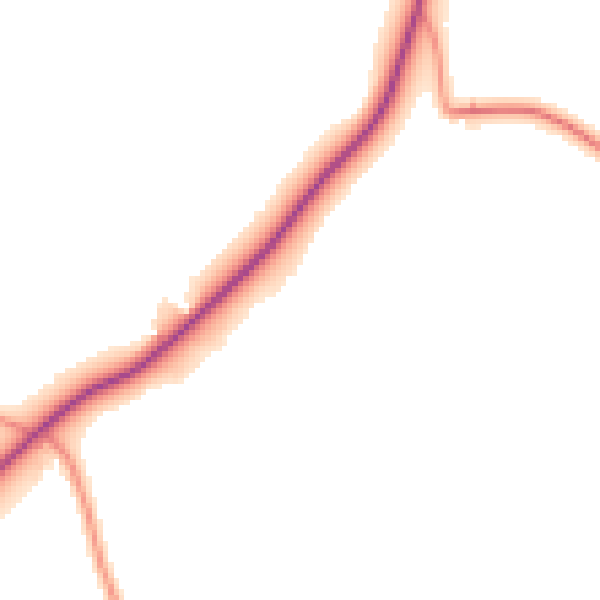 Daytime road noise heatmap for S21 5RP