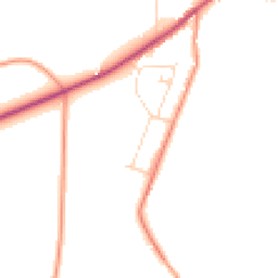 Daytime road noise heatmap for S21 5RQ