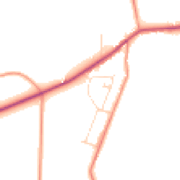 Daytime road noise heatmap for S21 5RW