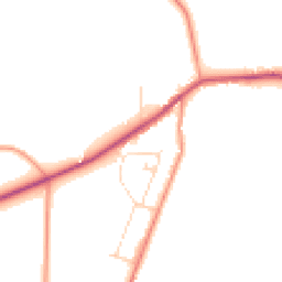 Daytime road noise heatmap for S21 5RX