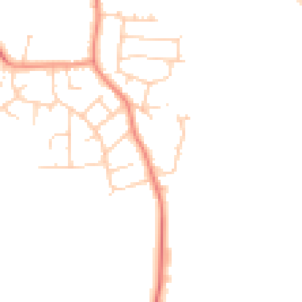 Daytime road noise heatmap for S26 1DL