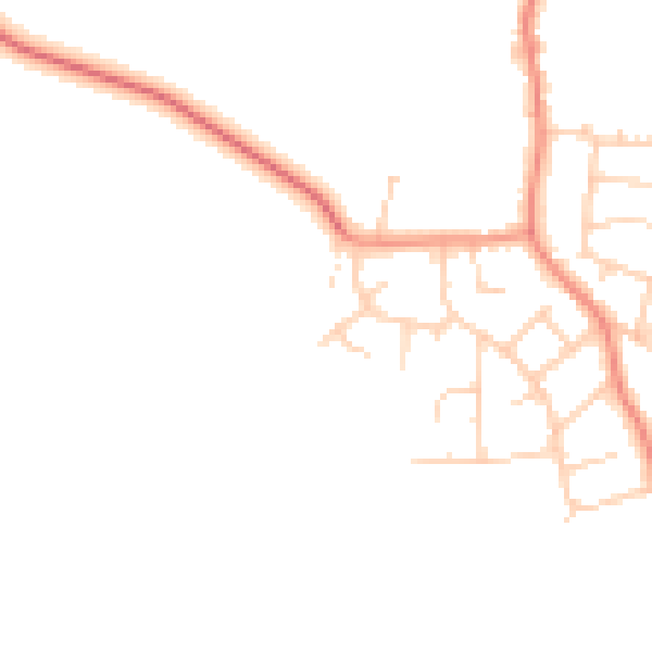 Daytime road noise heatmap for S26 1HF