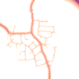Daytime road noise heatmap for S26 1HP