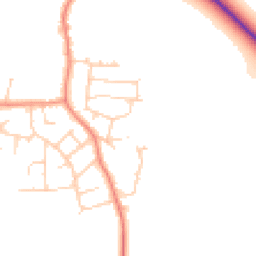 Daytime road noise heatmap for S26 1HQ