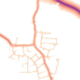 Daytime road noise heatmap for S26 1HZ